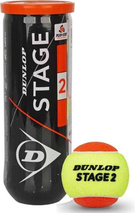 Actual product image Dunlop Tennis Balls Stage 2 Orange Itf