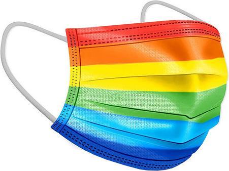 Produktbild Novidarte OP-Maske Regenbogen/Rainbow (50 x)