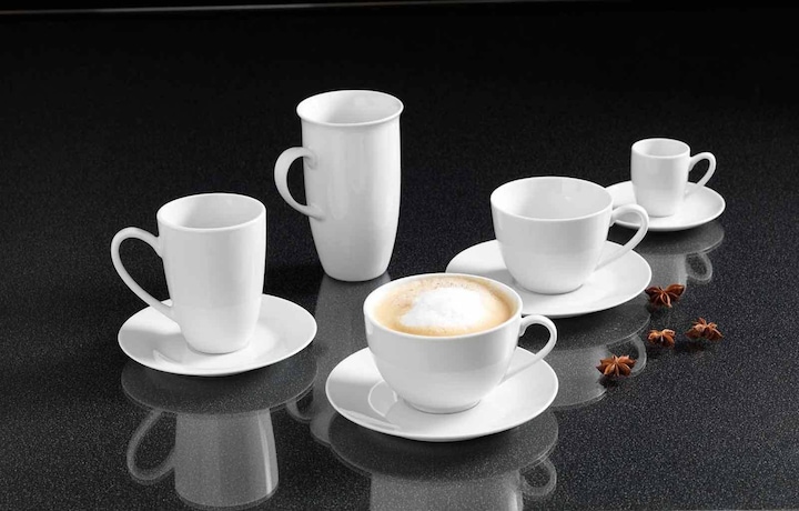 Actual product image Ritzenhoff & Breker Cappuccino Cups Bianco (300 ml, 4 x)