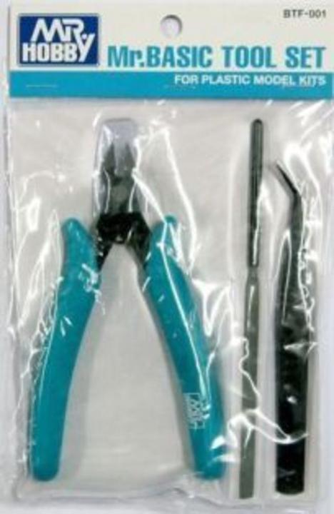 Actual product image Mr.Hobby Mr Hobby -Gunze Basic Tool Set(Nipper,Angled Tweezer,File)for Plastic ModelKits