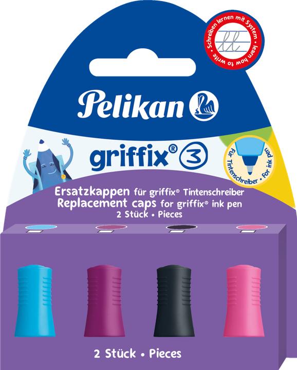 Image du produit Pelikan Capuchon de rechange pour stylo griffix, assorti (Multicolore, 1 x)
