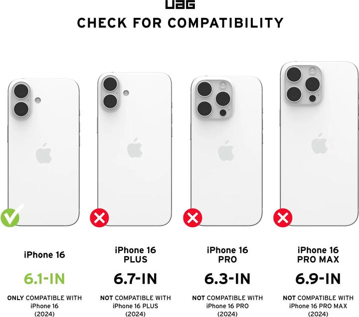 Nährwerte und Zutaten UAG Plyo Magsafe (Apple iPhone 16)