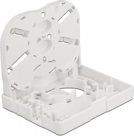 Immagine prodotto Delock Scatola di giunzione a parete per fibre ottiche per 2 x SC simplex o LC duplex bianco (Scatola di giunzione)