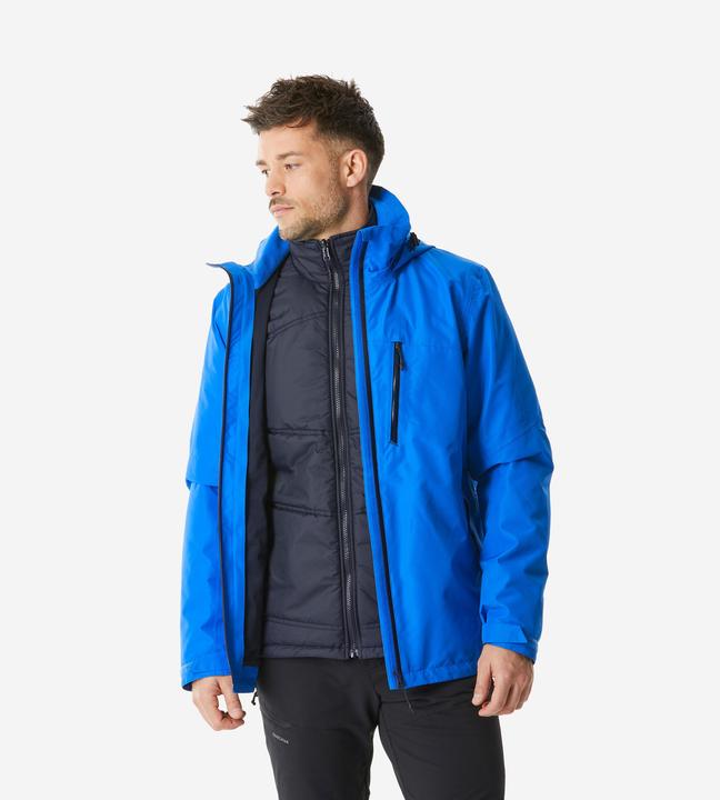 Forclaz 3-in-1-Jacke Herren bis -10 °C wasserdicht - SH500 (S)