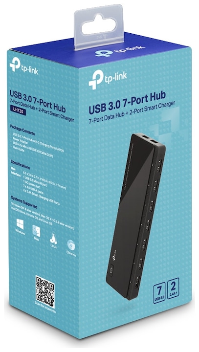 Actual product image TP-Link Uh720 (Micro USB, 7 Ports)