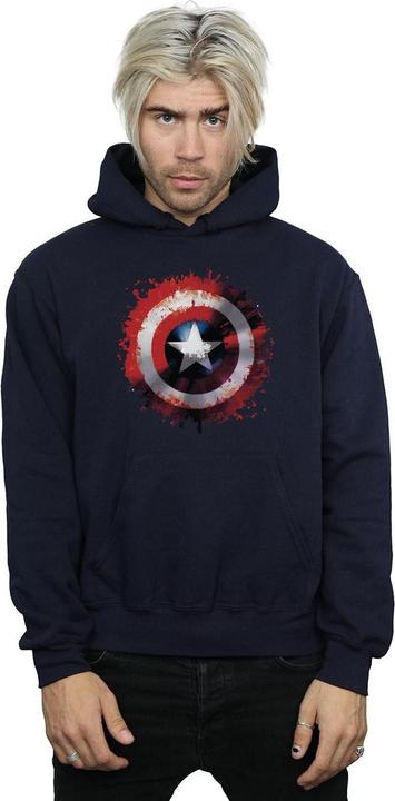 Produktbild Avengers Captain America Kunst Schild Hoodie (4XL)
