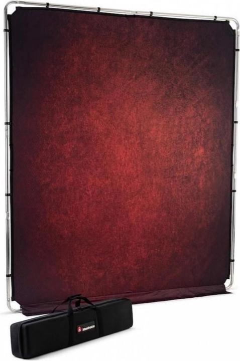 Manfrotto Ezy Frame Vintage 2 x 2.3m, Cremisi (200 cm, 230 cm)