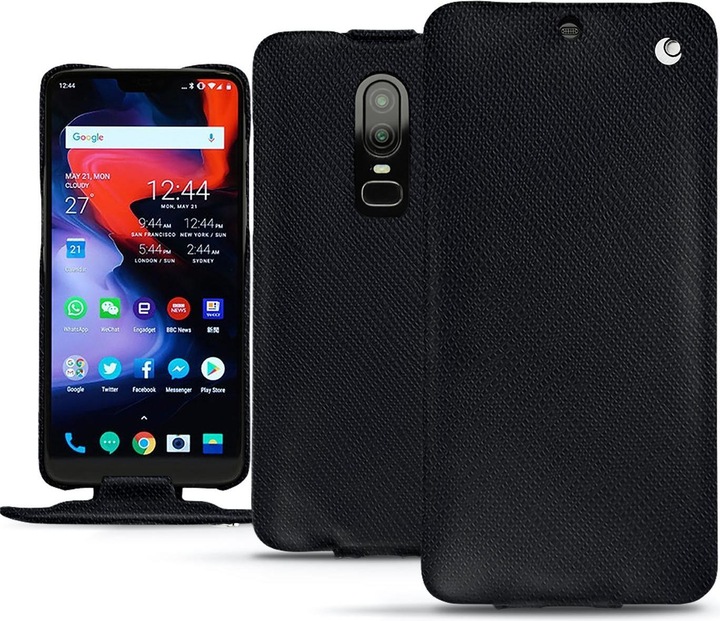 Produktbild Noreve Lederschutzhülle vertikal (OnePlus 6)