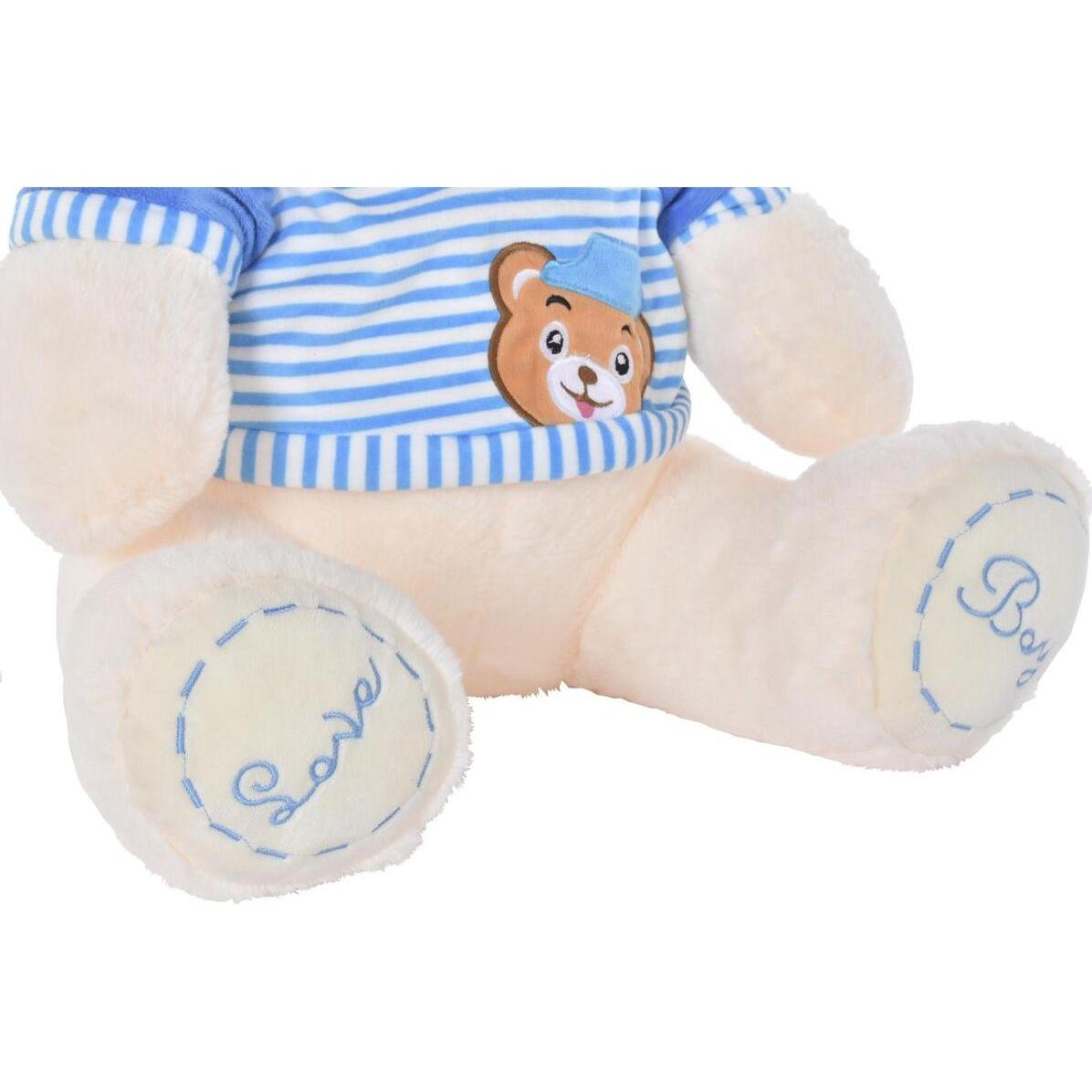 Thumbnail - DKD Home Decor Plüschbär Beige Blau Rosa Für Kinder Bär 25 x 25 x 50 cm (2 Stück) (50 cm)