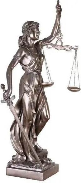 Actual product image Palazzo Justitia Sculpture Goddess Of Justice