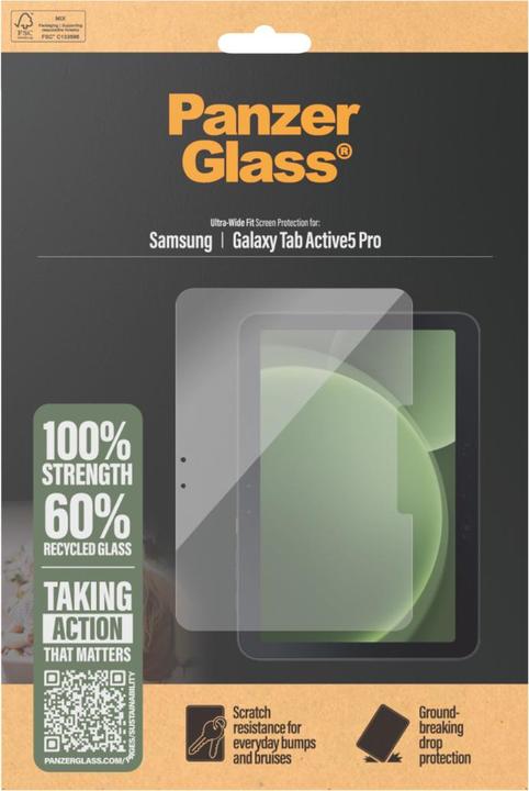 Image du produit PanzerGlass Ultra-Wide Fit (1 pièce(s), Galaxy Tab Active5 Pro)