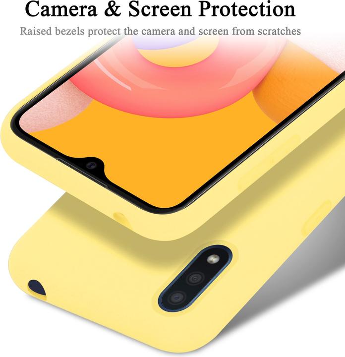 Immagine prodotto Cadorabo Copertura della cassa del silicone liquido TPU (Samsung Galaxy A01)