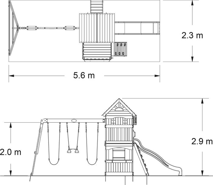 Produktbild Backyard Discovery Atlantic Stelzenhäuser