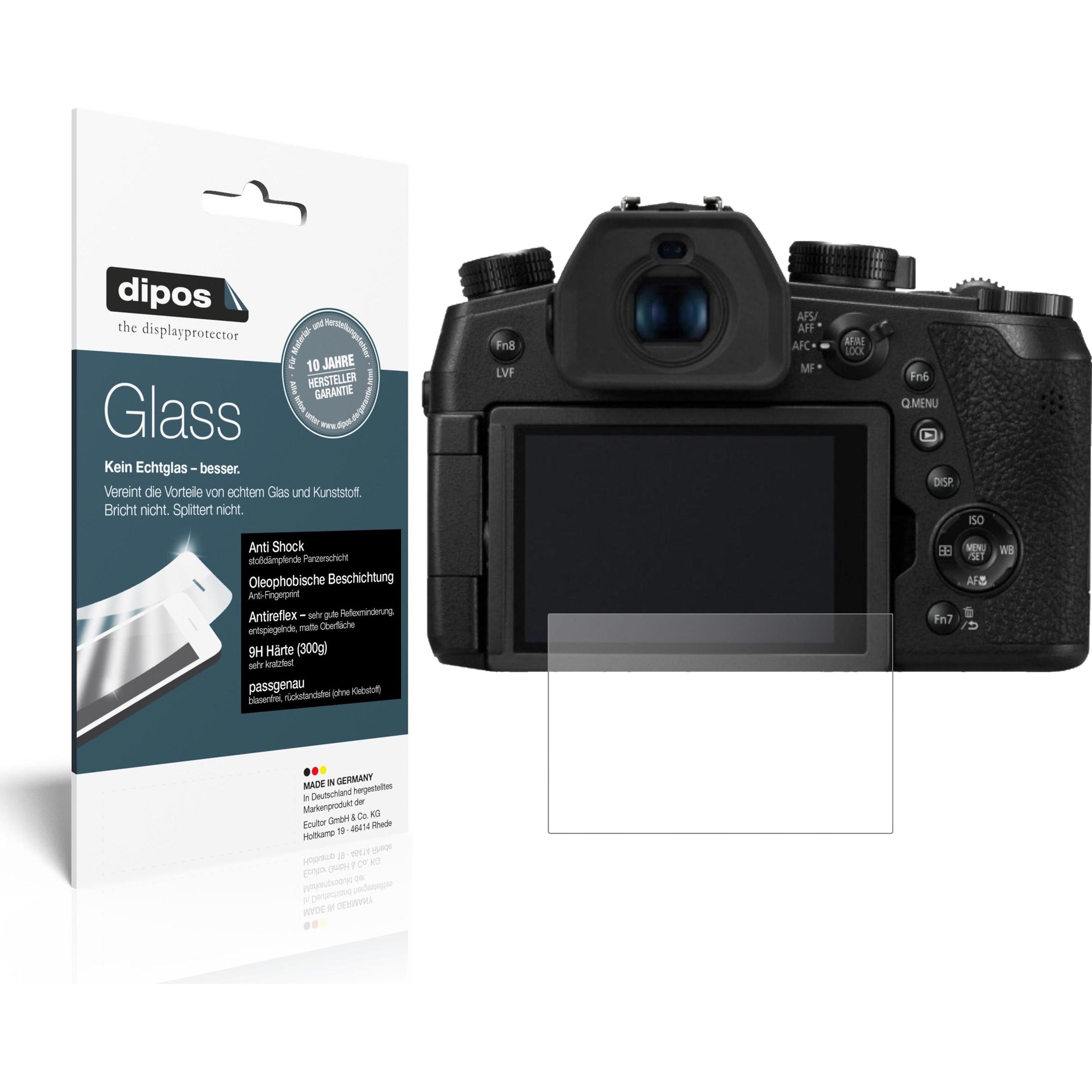 Dipos Displayschutz Anti-Shock (Displayschutz, Panasonic Lumix DC-FZ1000 II), Kameraschutz, Transparent