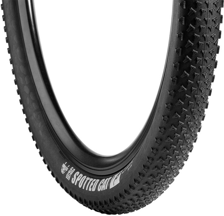 Actual product image Vredestein Spotted Cat Superlite bicycle tyre, black, 55-622 (29x2.20) (29 x 2.20, 55-622)