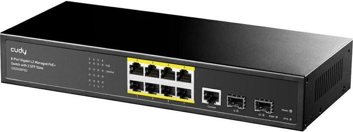 Productafbeelding Cudy GS2008PS2 netwerkschakelaar Managed L2 Gigabit Ethernet (10/100/1000) Power over Ethernet (PoE) (24 ports)