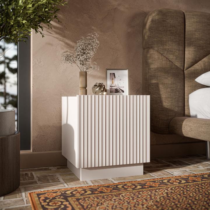 Actual product image Cama Bedside cabinet, 2 pcs. LIVERTI 45x42x47 cashmere (44.50 x 42 x 47 cm)