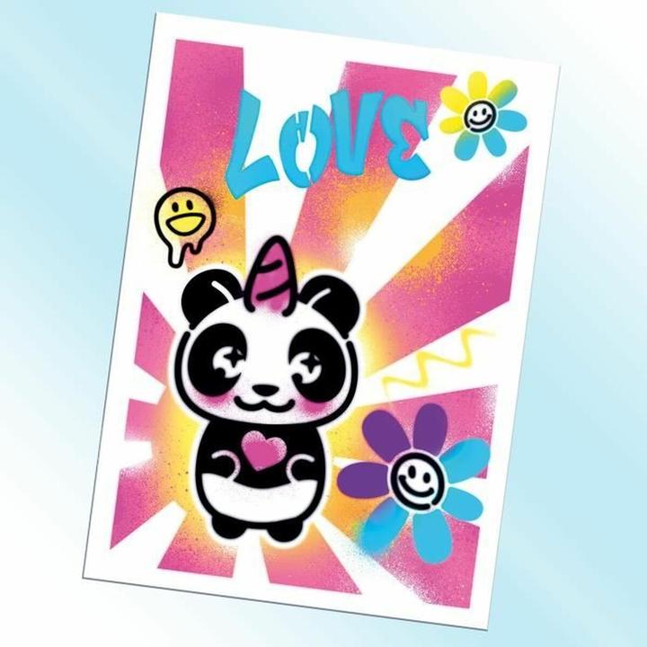 Actual product image Canal Toys Airbrush ART Mini Poster Kit Sprayer Starter 6+