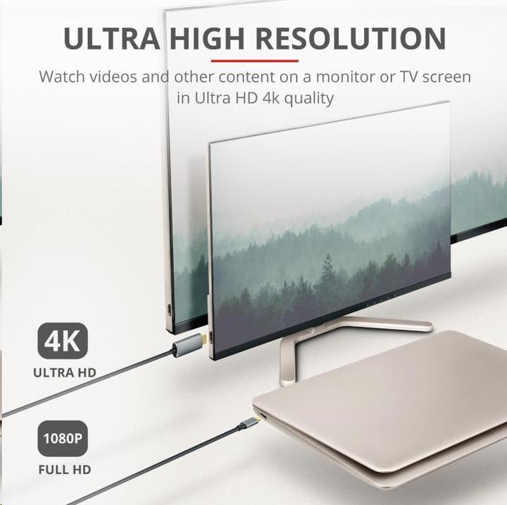 Produktbild Trust USB-C Anschlusskabel (1x USB-C™ Stecker (1.80 m)