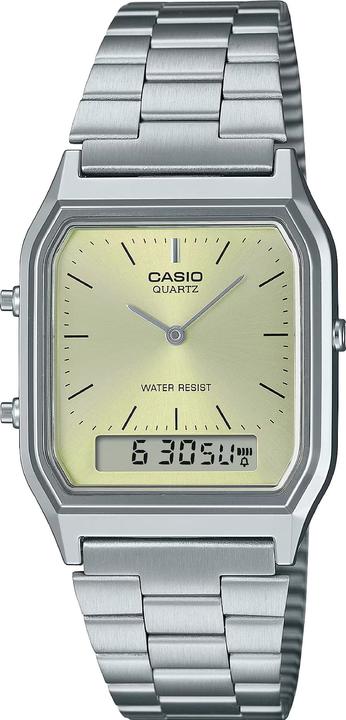 Casio Damenuhr AQ-230A-9AMQYDF + BOX (Digitaluhr, Analoguhr, 28 mm)