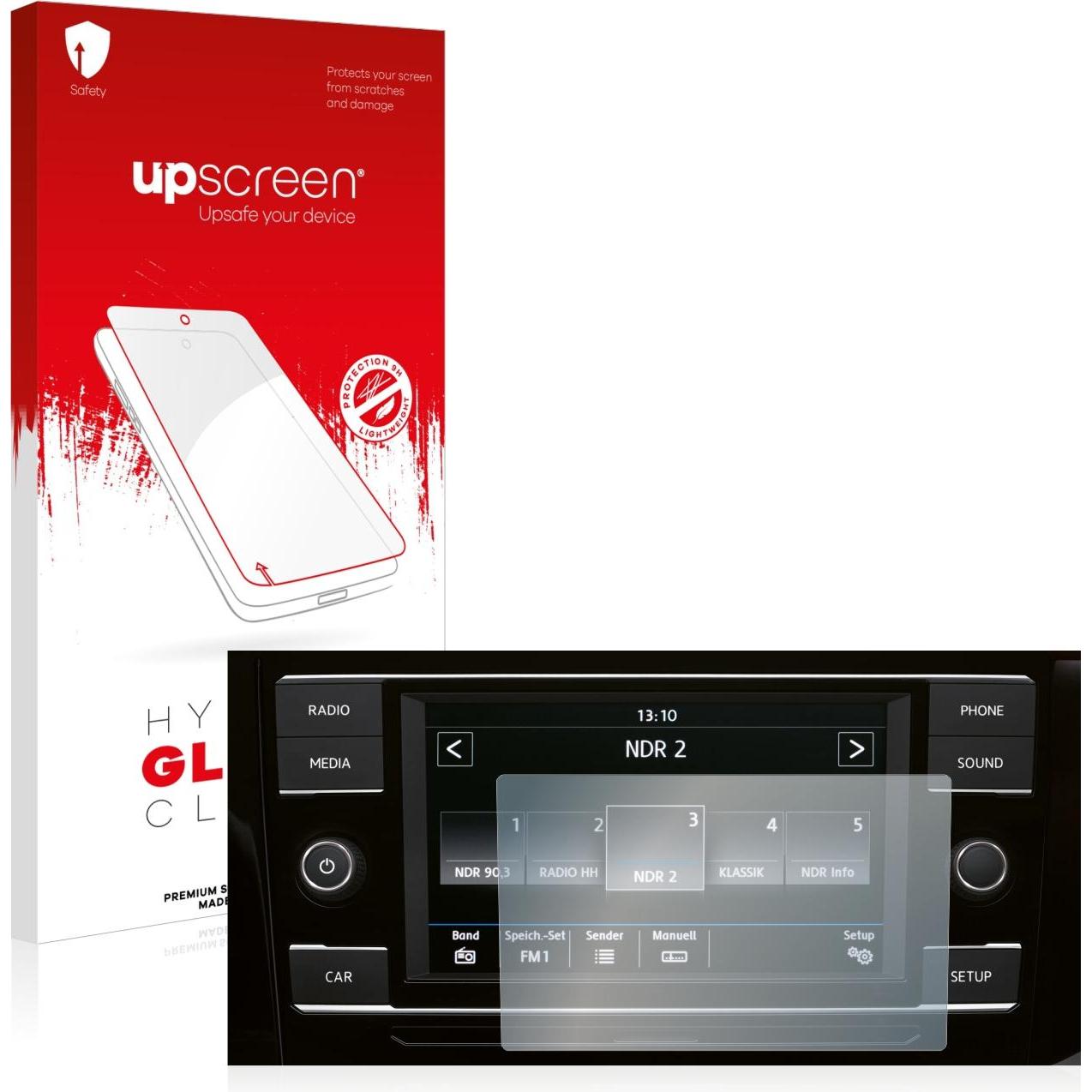 upscreen, Fahrzeug Navigation Zubehör, Scratch Shield Panzerglasfolie