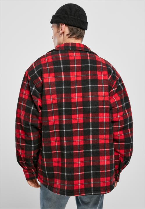 Produktbild Urban Classics Plaid Teddy Lined Shirt Jacket (M)