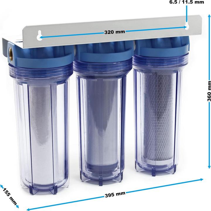 Immagine prodotto Naturewater NW-PR103 Filtro a 3 stadi (3 x)