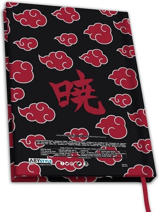 Immagine prodotto ABYstyle Naruto Shippuden A5 Notebook: Akatsuki (A5, Nessuna, Copertina rigida)