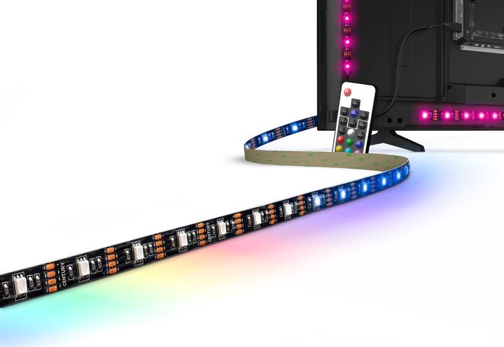 Actual product image Century Strip LED 3 metres incl. remote control up to 75 inches (Blue, Green, Red, 300 cm, Indoor)