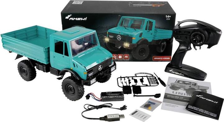 Produktbild Amewi 22660 Unimog Advanced, petrol 1:12 Elektro RC Modell-LKW RtR (RTR Ready-to-Run)