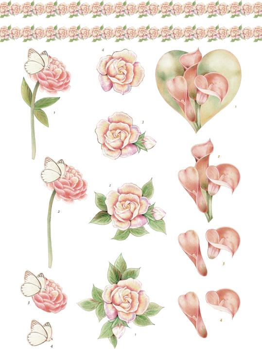 Produktbild Card Deco Essentials 3D-Stanzbogenbuch "Condolences" (16x)