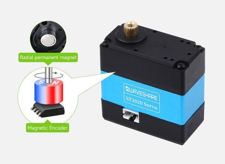Image du produit WaveShare ST3020 Servo 25kg Serial Bus