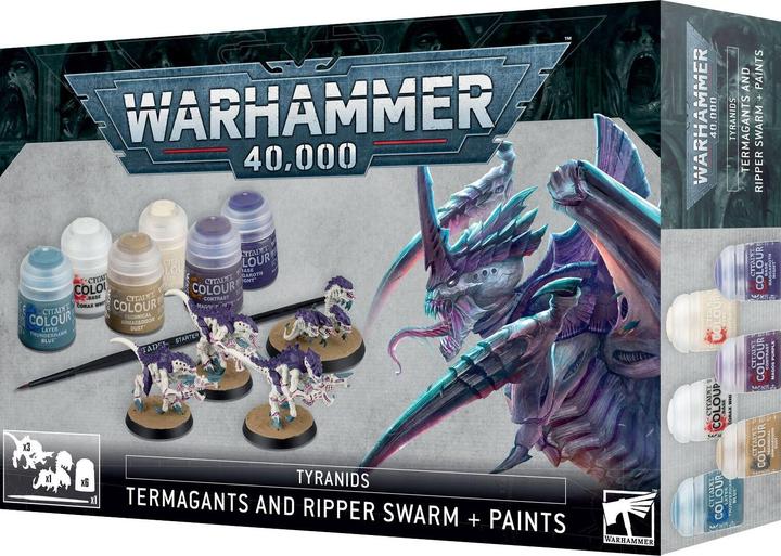 Actual product image Games Workshop Warhammer 40k - Citadel Tyranides Paint Set (Plastic)