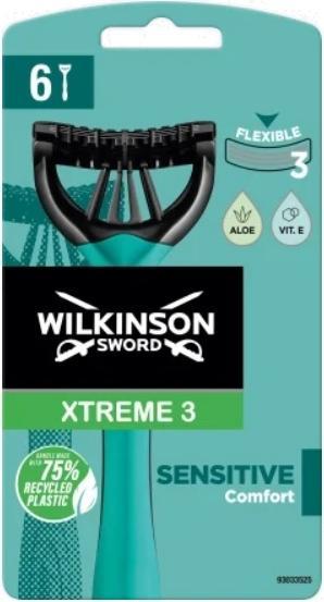 Actual product image Wilkinson Xtreme 3, shaving machine, 8 pieces