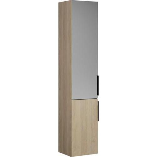 burgbad, Badezimmerschrank, Eqio Hochschrank mit 2 Türen, Türanschlag links, 1 Tür aussen verspiegelt, 1760 x 350 mm