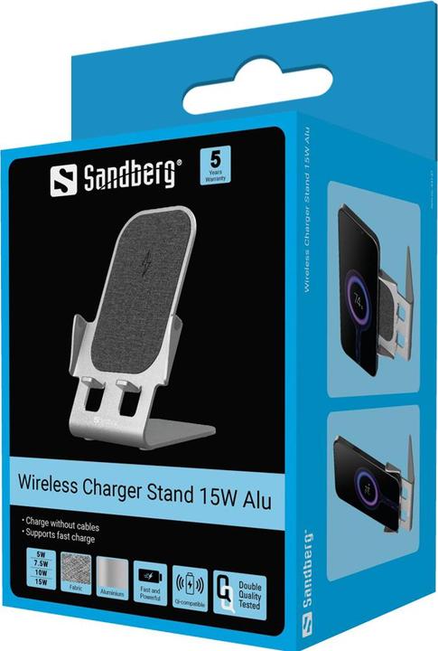 Produktbild Sandberg Wireless Charger Stand (15 W)