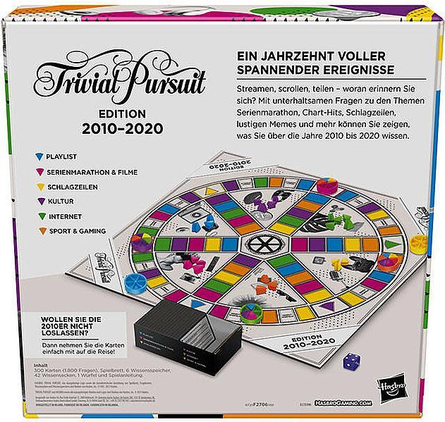 Actual product image Hasbro Gaming Trivial Pursuit The 2010s (German)