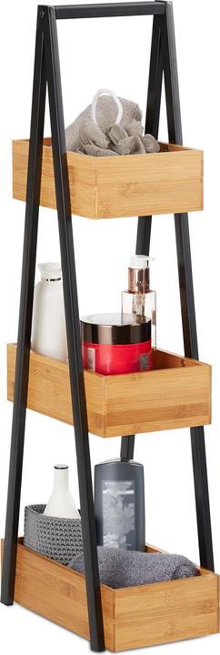 Immagine prodotto Relaxdays Scaffale per il bagno (18 x 30 x 81 cm)