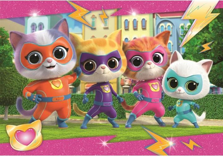 Actual product image Clementoni Puzzle Super Colour Super Kittens, 2x20pcs. (20 pieces)
