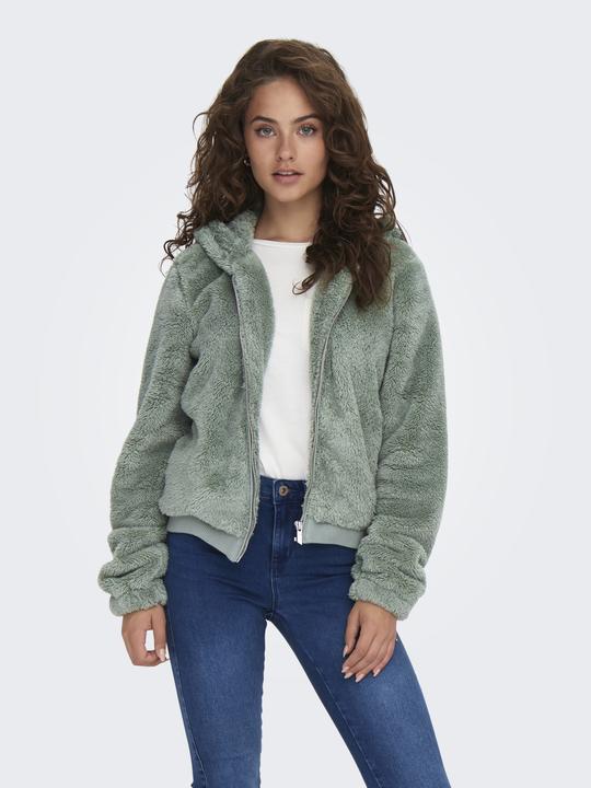 Actual product image Only Hooded jacket Teddy fur jacket (XL)