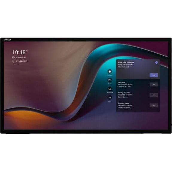 Avocor H Serie AVH-8620 216cm 86"/3840x2160/DP/HDMI/USB/TOUCH (3840 x 2160 Pixel, 86"), Digital Signage, Schwarz