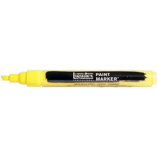 Winsor & Newton, Evidenziatori, Paint Marker Fin Yellow Medium Azo 412
