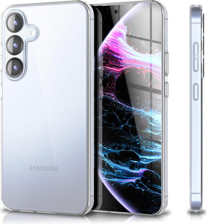 Produktbild Nalia Clear Cover "AirFlex" - Klar Schlank Leicht Silikon TPU Handy Hülle - Crystal Phone Case (Samsung Galaxy S25 FE)