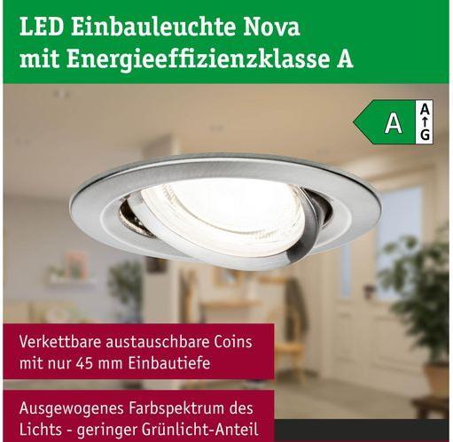 Produktbild Paulmann Einbauleuchte Nova (505 lm)