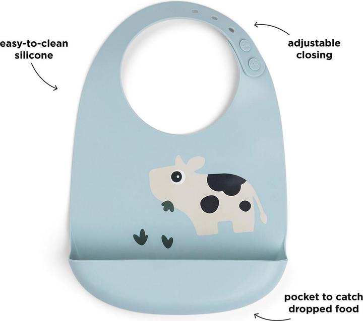 Produktbild Done by Deer Silikon Lätzchen