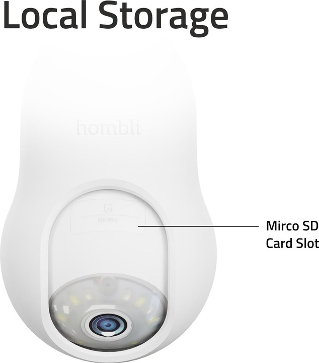 Actual product image Hombli Bulb Cam (2560 x 1440 Pixels)