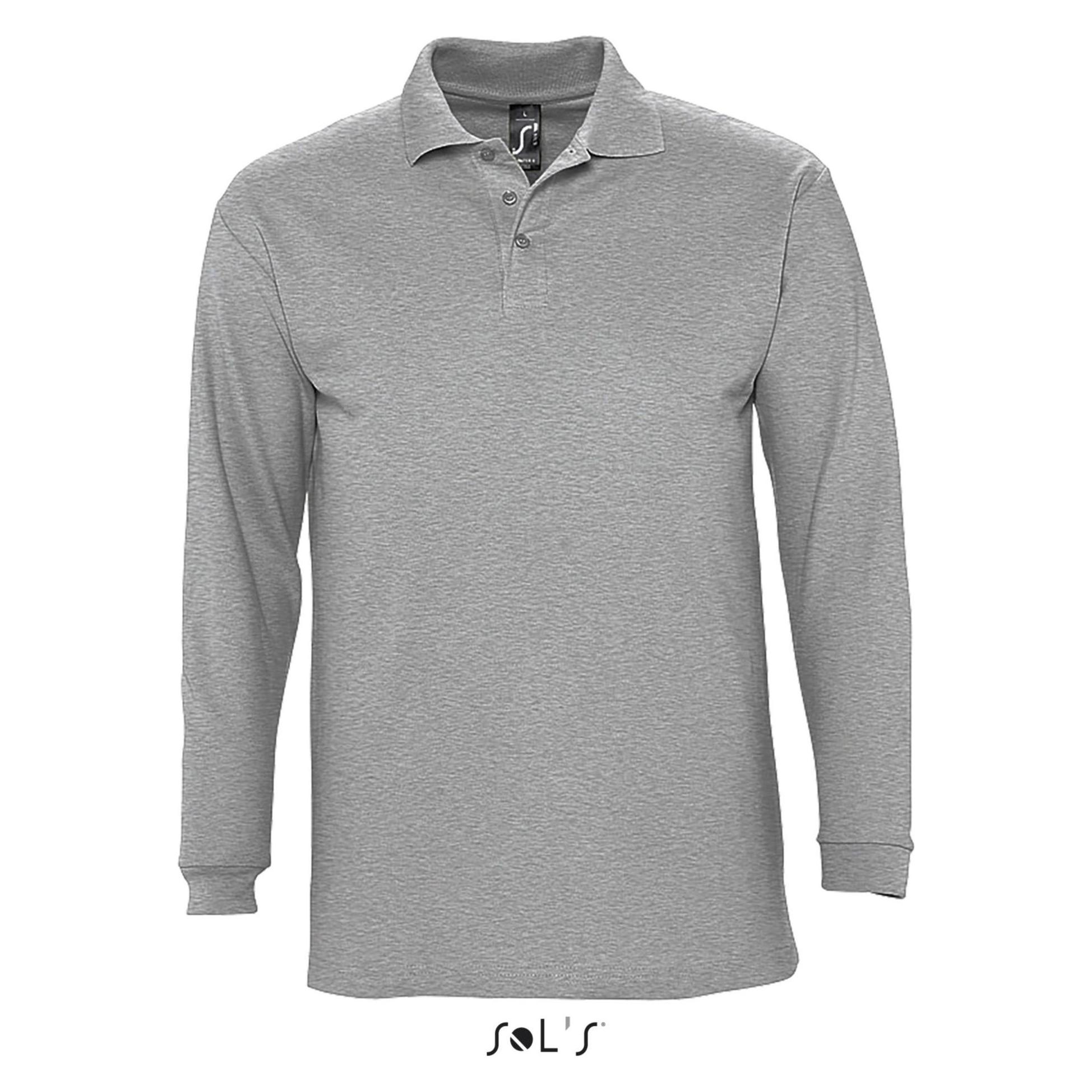 Sol's, Herren, Shirts, Winter Ii, Grau, (L)
