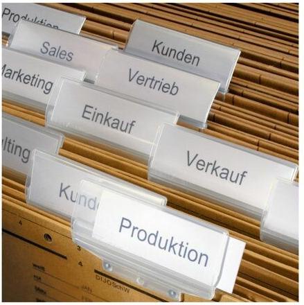 Actual product image Sigel PC insertion labels