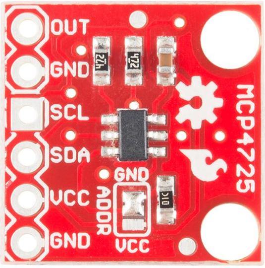 Actual product image SparkFun I2C DAC Breakout - MCP4725