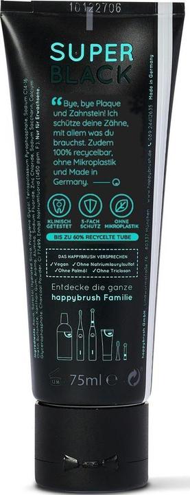 Immagine prodotto happybrush SuperBlack (75 ml)